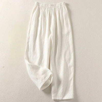 Pantalones de lino Sofia – Diseño italiano 2025