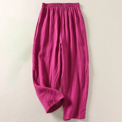 Pantalones de lino Sofia – Diseño italiano 2025