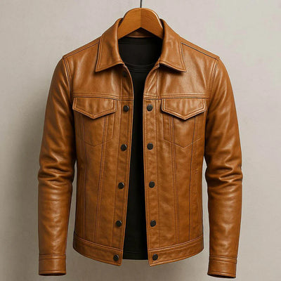 Chaqueta De Cuero Markus