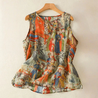 Top De Lino Amber