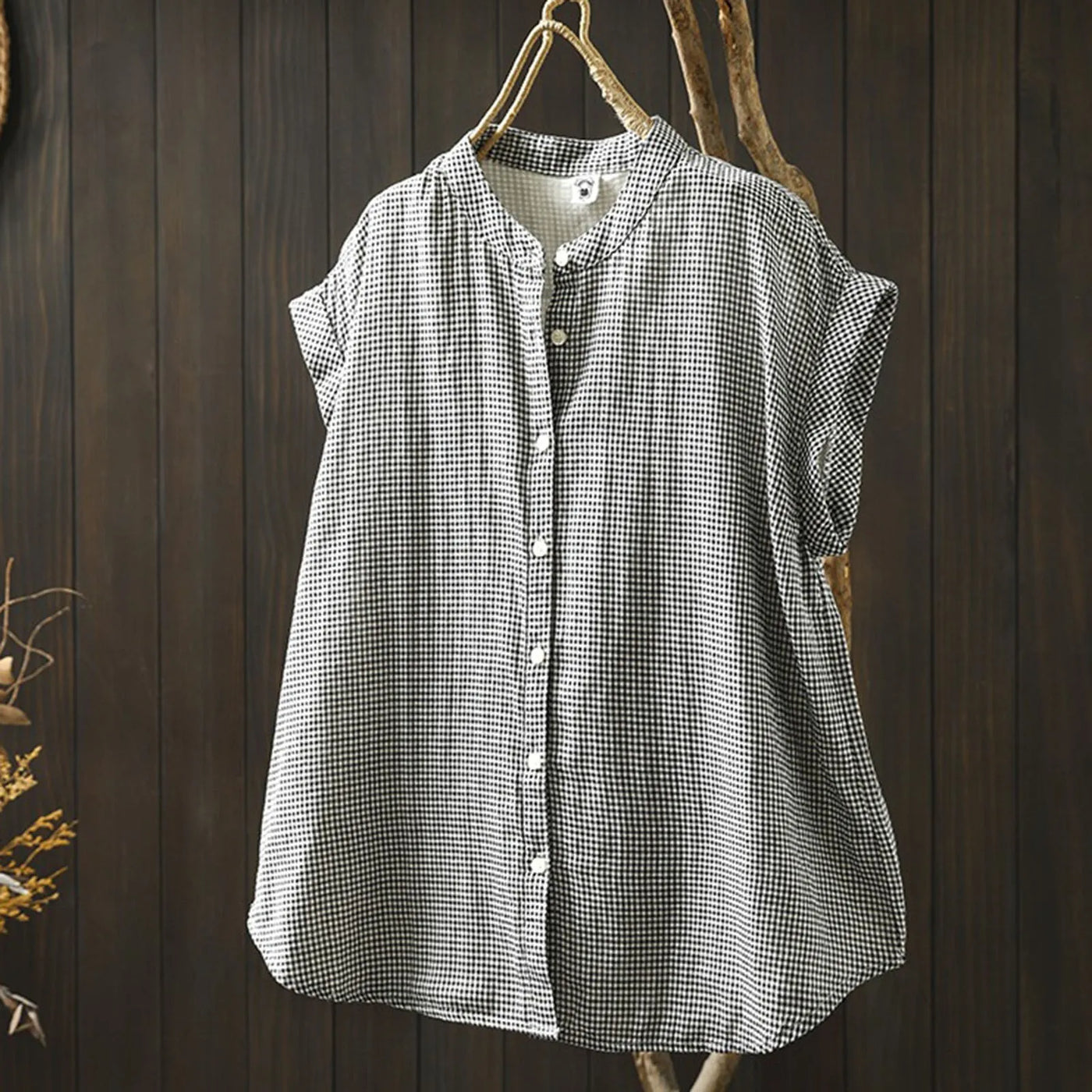 Camisa de lino vintage – Diseño italiano 2025