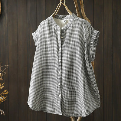 Camisa de lino vintage – Diseño italiano 2025