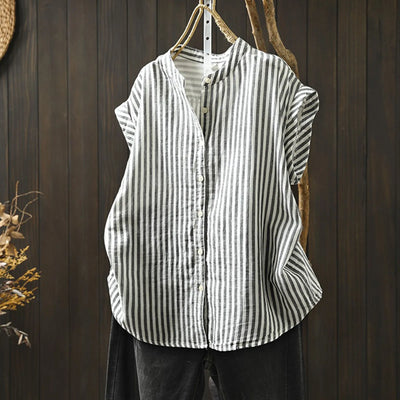 Camisa de lino vintage – Diseño italiano 2025