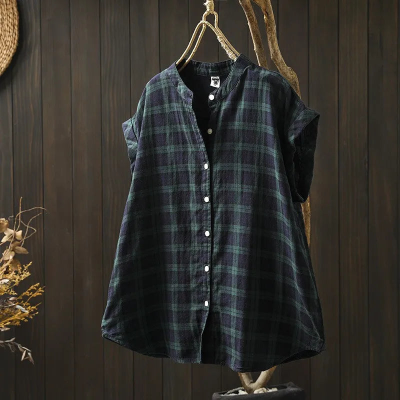 Camisa de lino vintage – Diseño italiano 2025