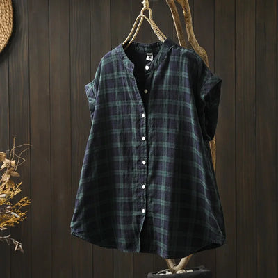 Camisa de lino vintage – Diseño italiano 2025